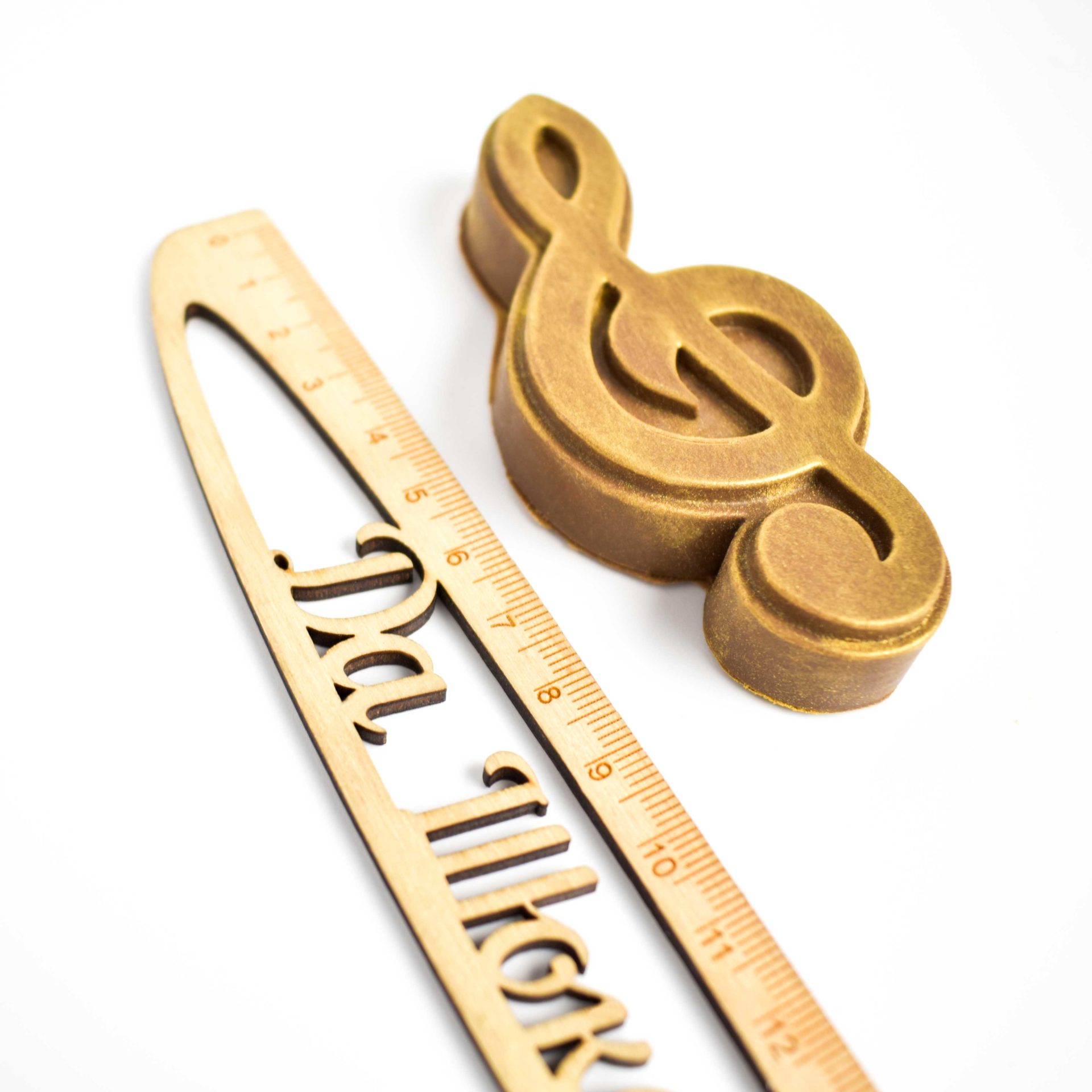 Шоколадный Скрипичный ключ 9,9 x 4,5 x 1,6 см (188) -  по низкой .